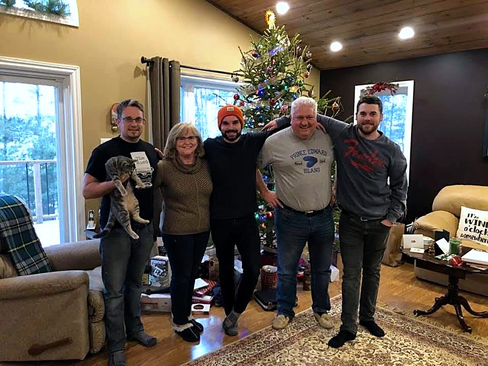 Christmas at the lake house